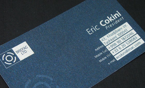 Print Design: business cards